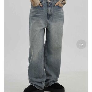 LEWKIN KOREAN BAGGY JEANS‼️